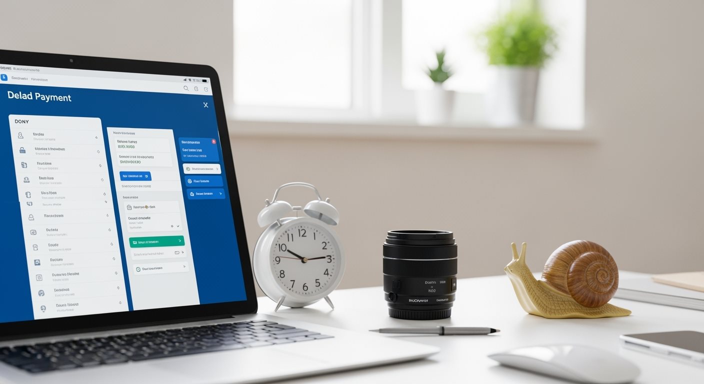 Symbol oneskorenej platby