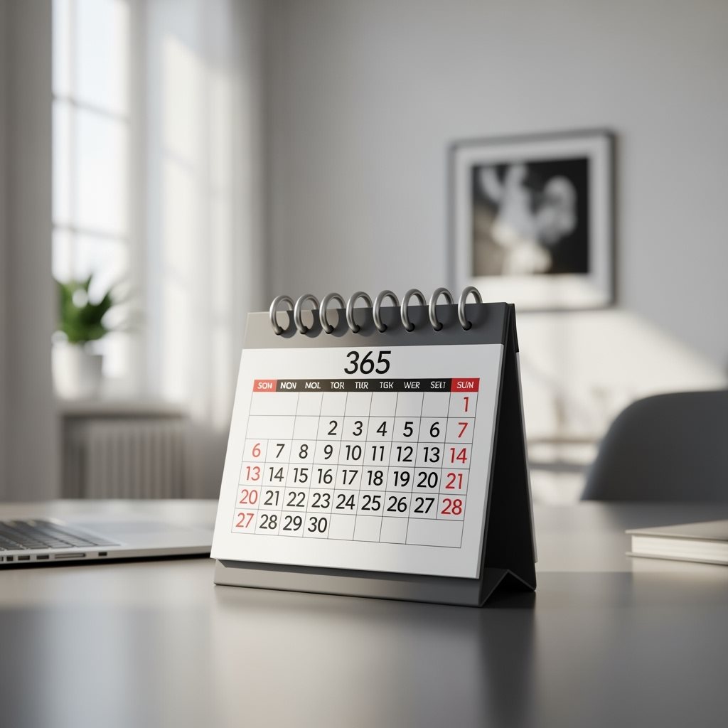 Symbol celoročnej platnosti na kalendári